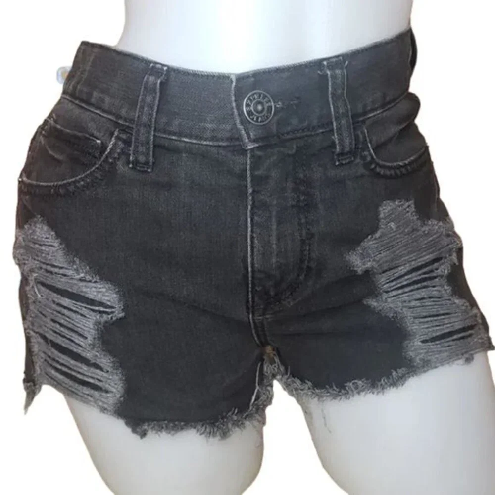 Express jeans destroyed